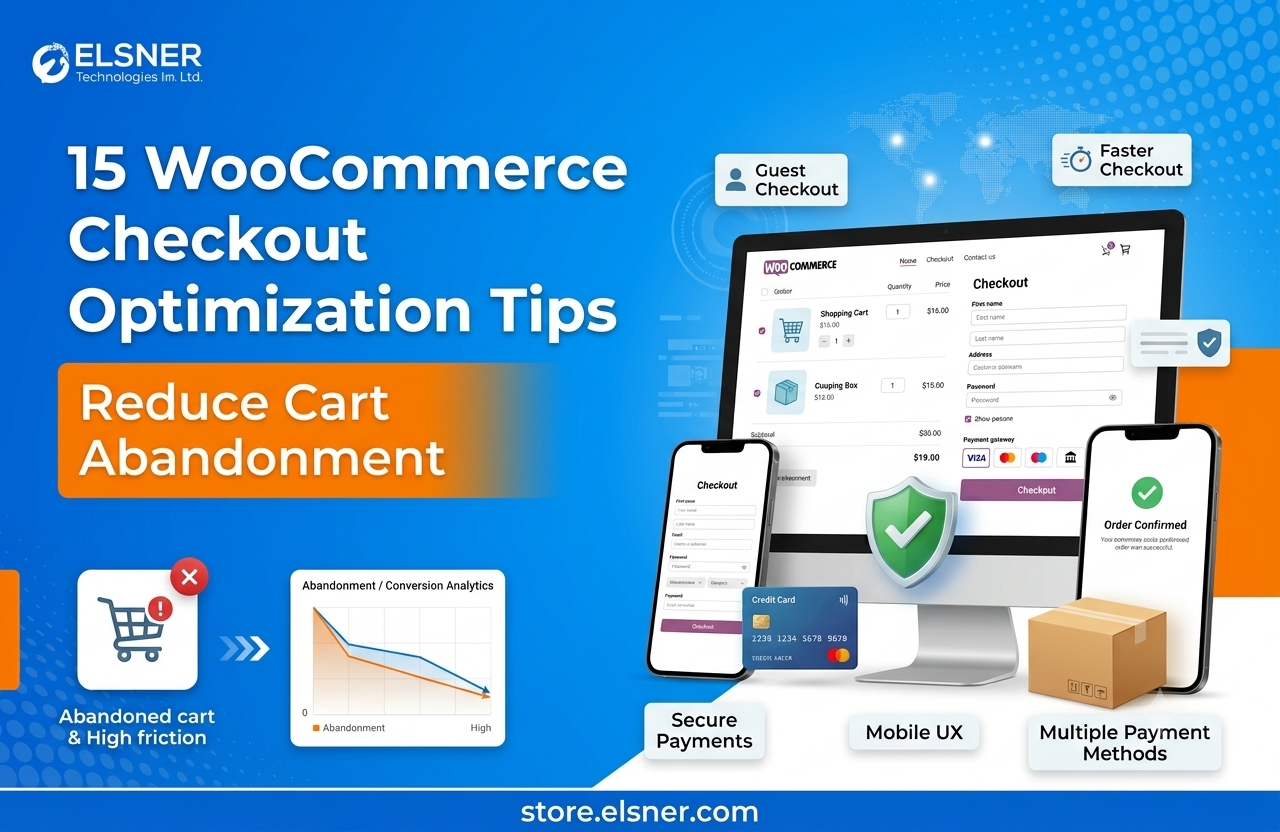 15 WooCommerce checkout optimization tips to reduce cart abandonment and improve ecommerce conversions