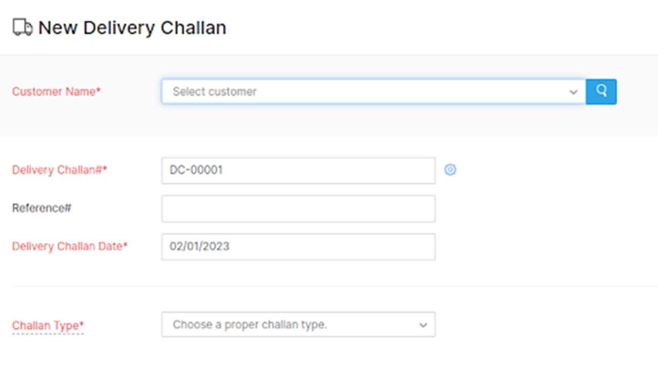 Zoho Inventory and Magento 2 Connector - zoho customer new delivery challan