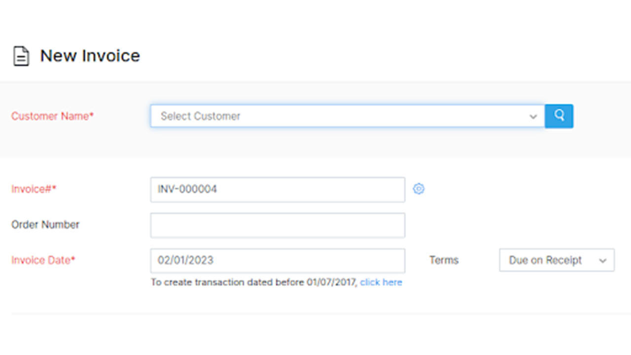 Zoho Inventory and Magento 2 Connector - zoho customer new invoice