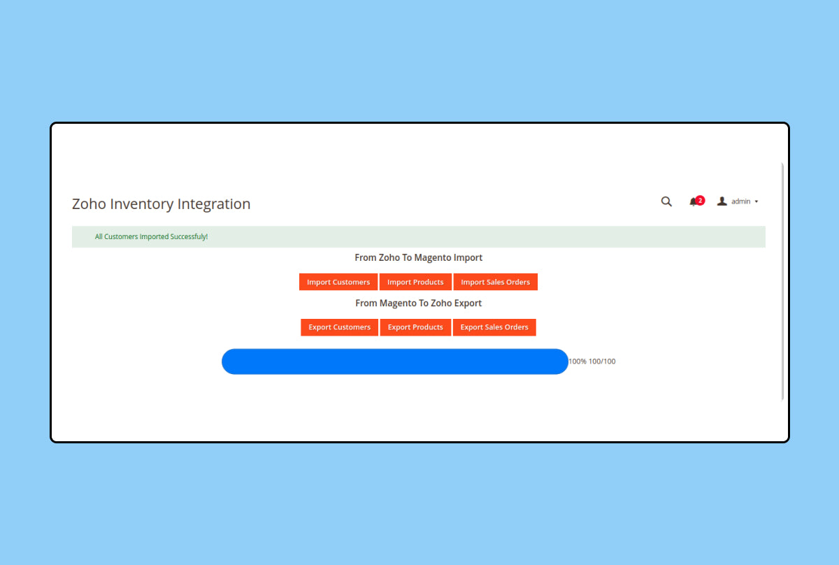 Zoho Inventory and Magento 2 Connector - zoho inventory integration